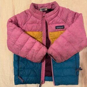 Patagonia Baby Down Multicolor Sweater Jacket